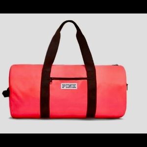 VS PINK Collection Neon Orange Duffle Bag